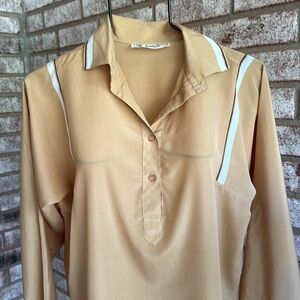 Vintage Serge Nancel Paris Blouse & Scarf Set